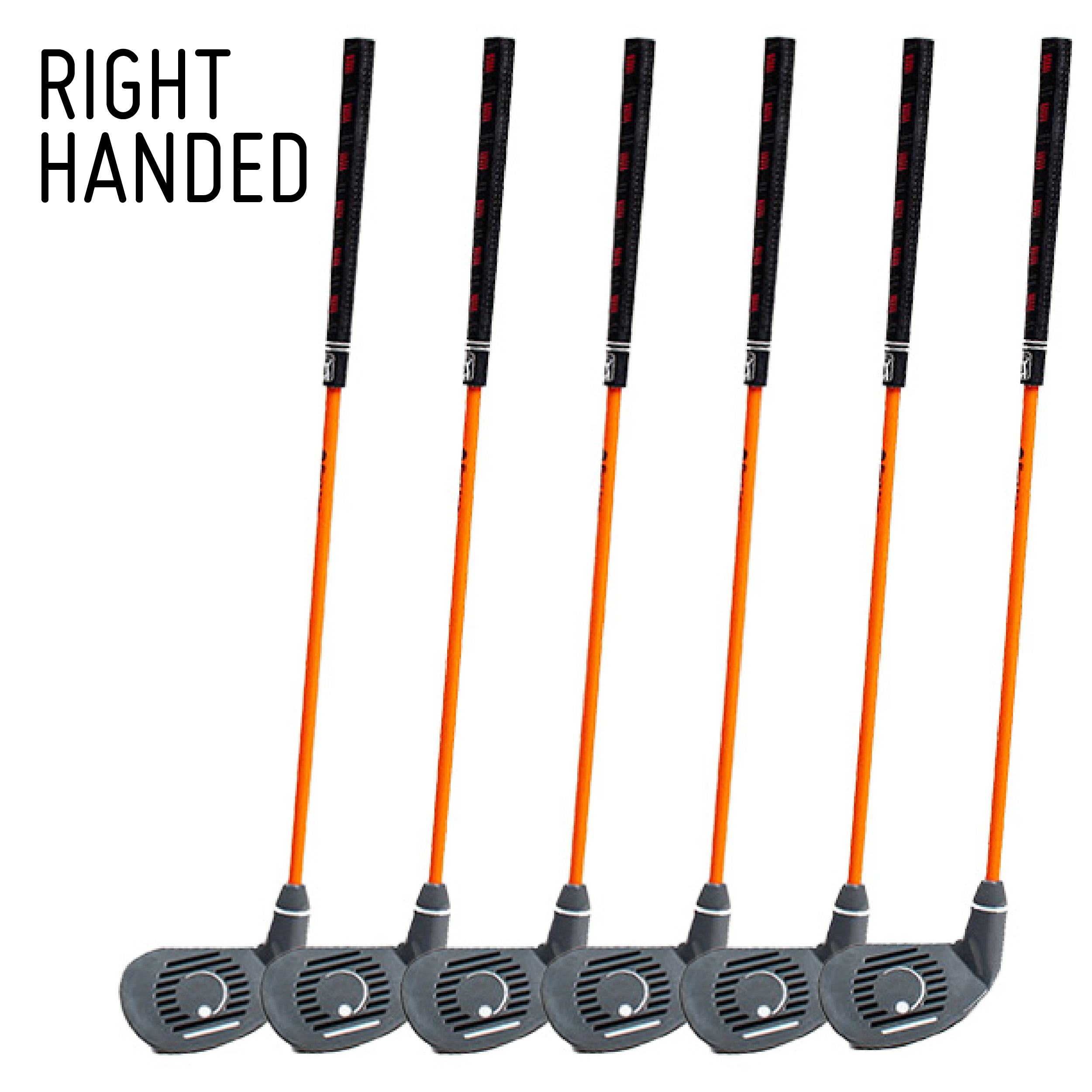 PGA TOUR® FIRST TEE Set of 6 Orange Right Handed Irons by Golfgen® For