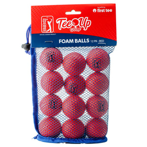 Golfgen™ PGA TOUR Red 12 Piece Foam Practice Golf Ball Set