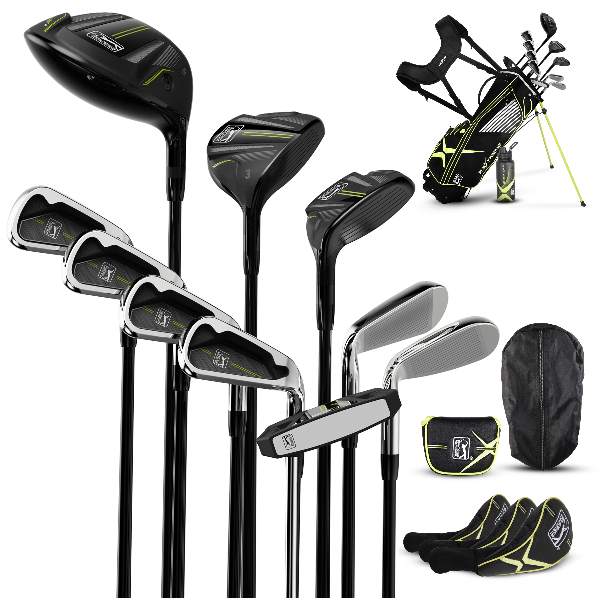 Golfgen™ PGA TOUR P1 EXTREME 17-Piece Complete Golf Club Set – Youth K Golfgen™ PGA TOUR P1 EXTREME 17-Piece Complete Golf Club Set – Youth K