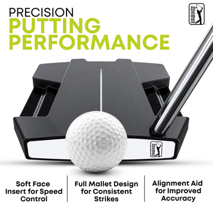 PGA TOUR® P1 EXTREME 17 Piece Right Handed Junior Golf Club Set by Golfgen® for Player Heights 5'3"+