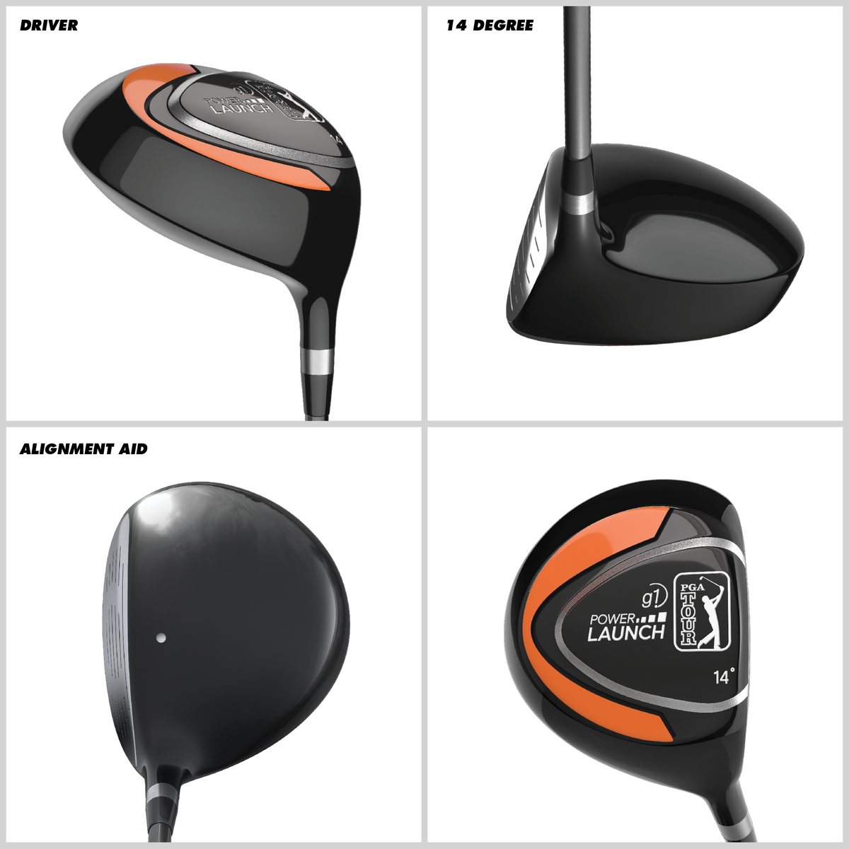 Golfgen™ PGA Tour G1 Series Kids 430cc Driver | Golf Clubs for Heights 5'2" - 5'7" | Young Men & Women Golf Clubs Ages 12-17