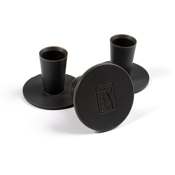 Golfgen™ PGA TOUR FIRST TEE Set of 6 Tee Matts with 12 Rubber Tees