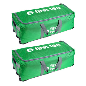 PGA TOUR FIRST TEE Set of 2 Large Equipment Carriers with  Front and Side Handles