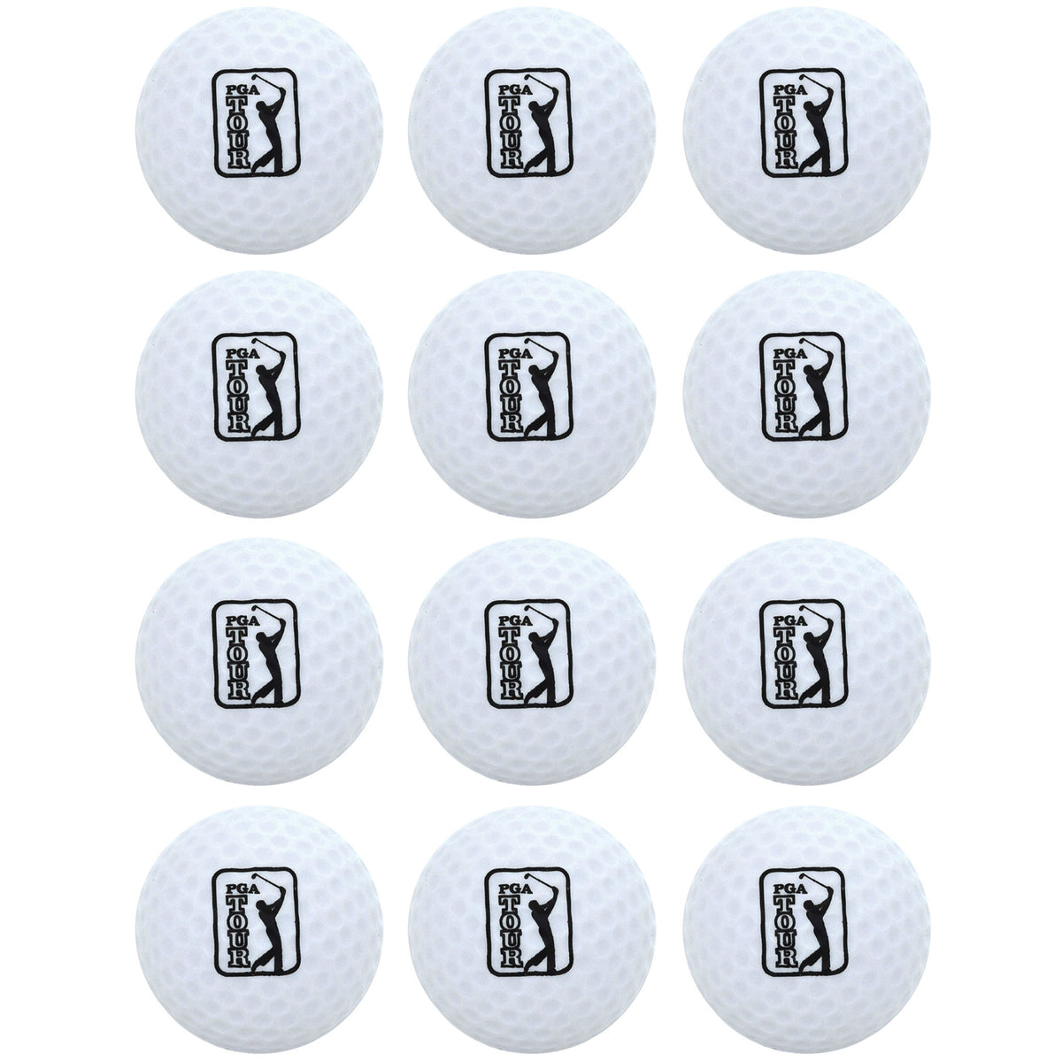 Golfgen™ PGA TOUR White 12 Piece Foam Practice Golf Ball Set FT