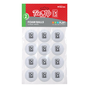 Golfgen™ PGA TOUR White 12 Piece Foam Practice Golf Ball Set FT