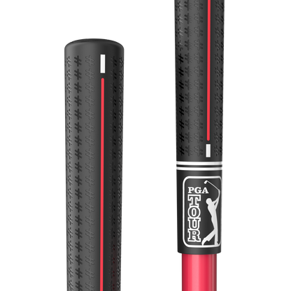 PGA TOUR® Juniors Right Handed 5 Piece Classic Red Golf Club Set by Golfgen® for Player Heights 4'1" - 4'8" | Complete Junior Golf Club Set