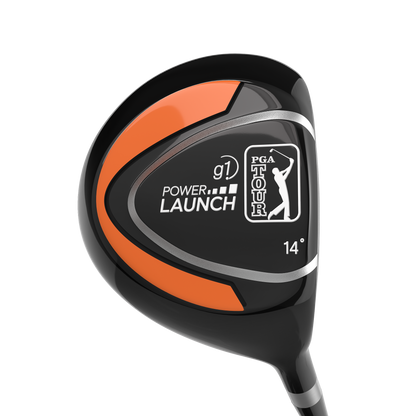 PGA TOUR® Juniors Right Handed Orange Driver by Golfgen® for Player Heights 5'3" - 5'10"