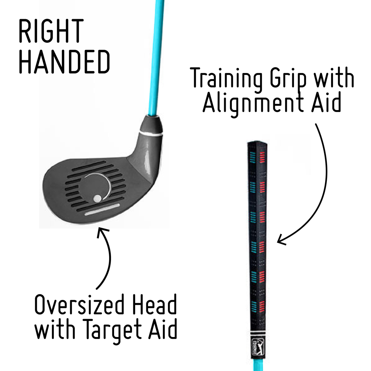 Golfgen™ PGA TOUR FIRST TEE Set of 6 Right Handed Irons For Players 4'7" Up to 5'2" or ages 12+