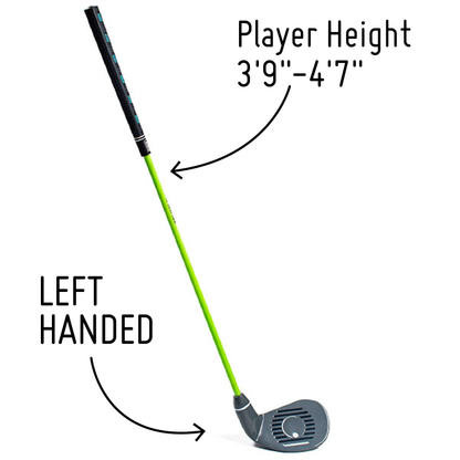 PGA TOUR® FIRST TEE Set of 6 Green Left Handed Irons by Golfgen® For Players 3'9" Up to 4'7"