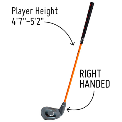 PGA TOUR® FIRST TEE Set of 6 Orange Right Handed Irons by Golfgen® For Players Up to 3'9"