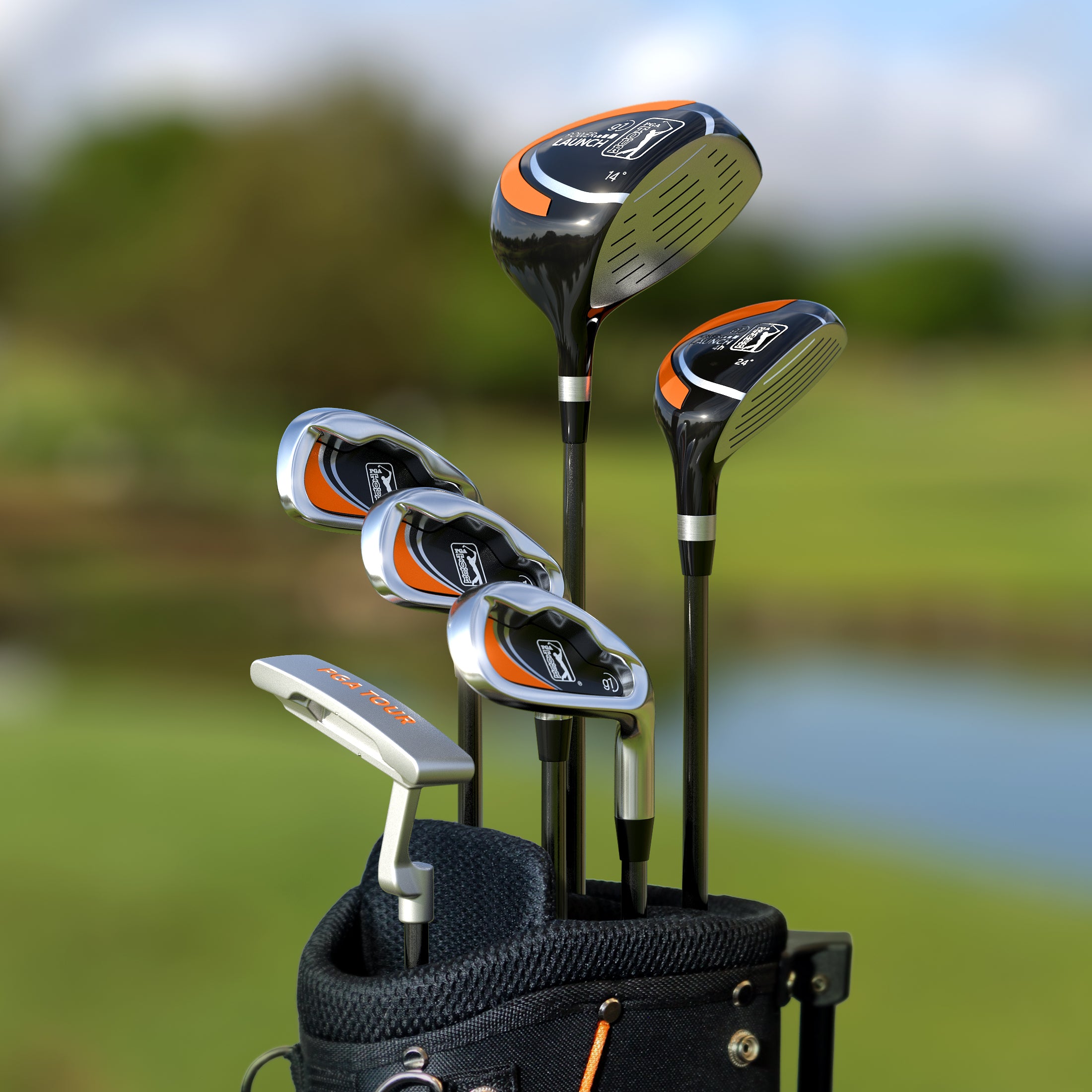 Junior's Golf Putter - Orange Series (Ages 3-5)