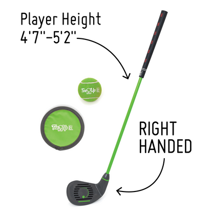 PGA TOUR Right Hand 3 Piece Green Iron Set by Golfgen® For Players 4'7"+