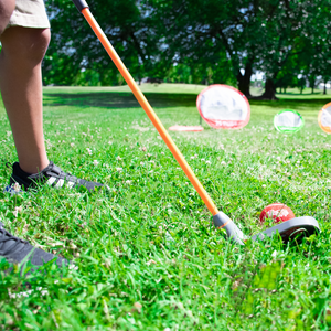 PGA TOUR Tee Up Left Hand Iron 3 Piece Kids Golf Club Set For Players 3'9" to 4'7"; Ages 6-11