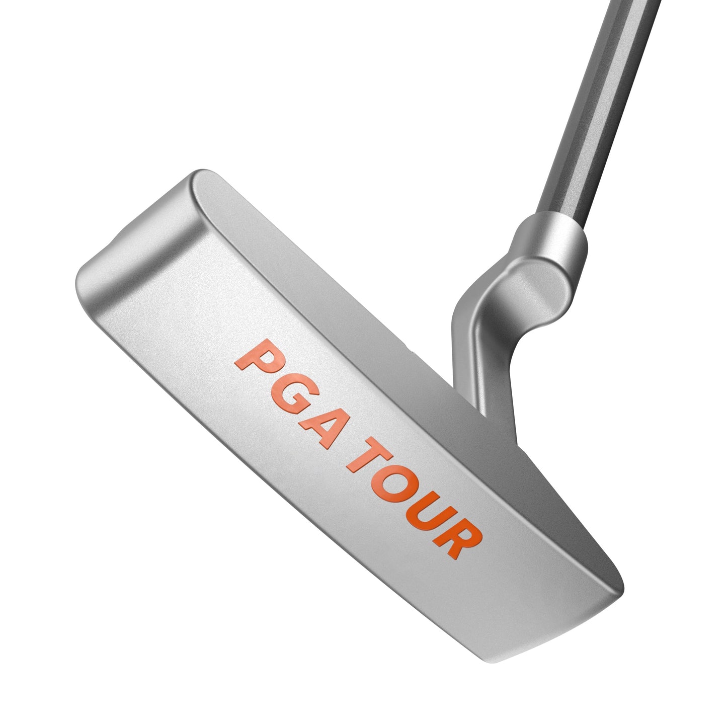 PGA TOUR® Juniors Right Handed Orange Putter by Golfgen® for Player Heights 5'3" - 5'10"