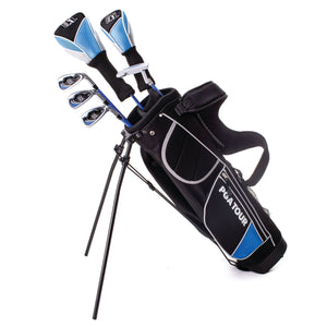 PGA Tour G1 Series Kids Golf Club Set With 6 Clubs, Stand Golf Bag & 10 Total Pieces | Golf Clubs and Sets for Heights 4'8" - 5'2" | Complete Golf Club Sets | Young Men & Women Golf Clubs Ages 8-12