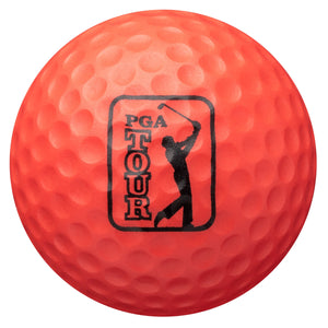 Golfgen™ PGA TOUR Red 12 Piece Foam Practice Golf Ball Set FT
