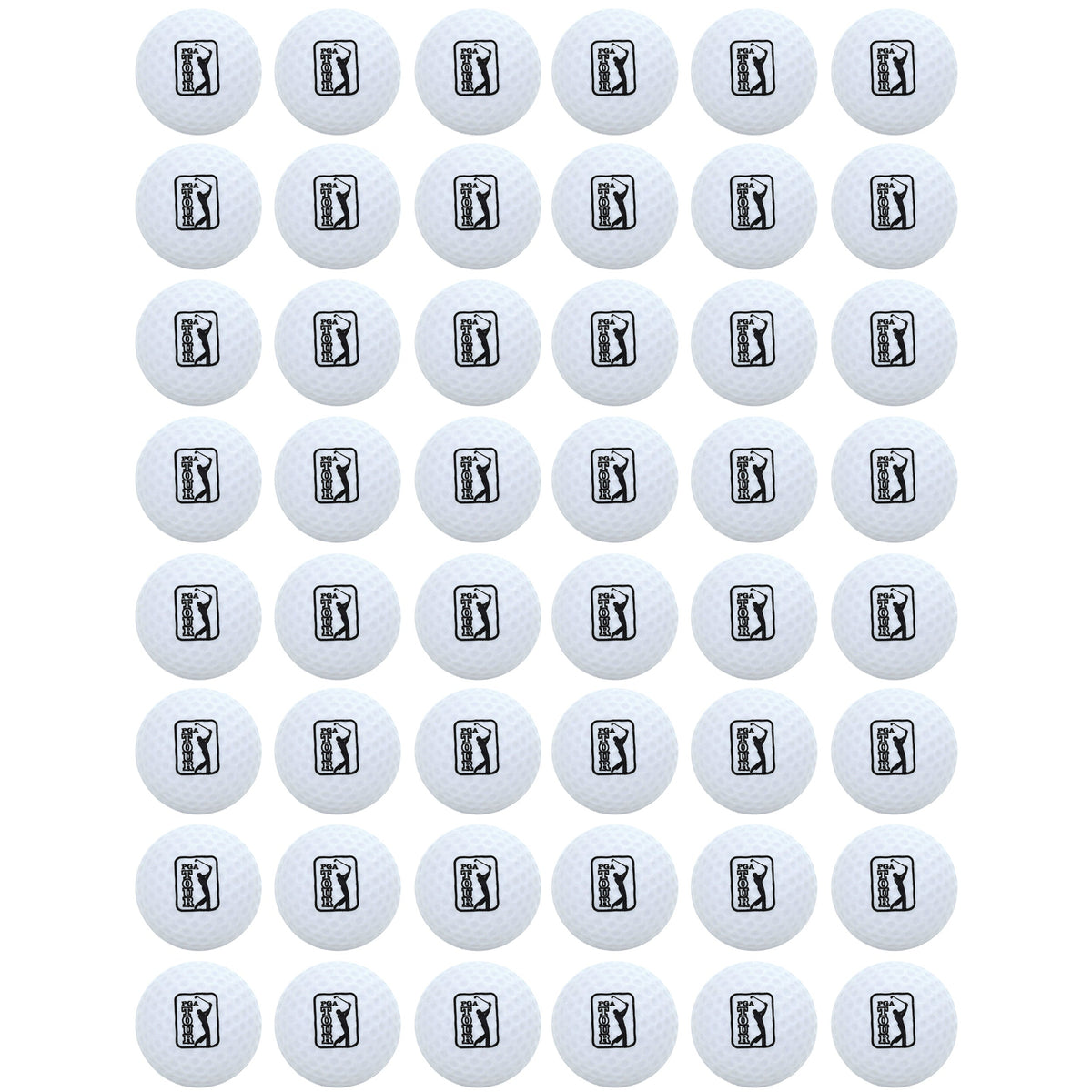 Golfgen™ PGA TOUR White 48 Piece Foam Practice Golf Ball Set FT