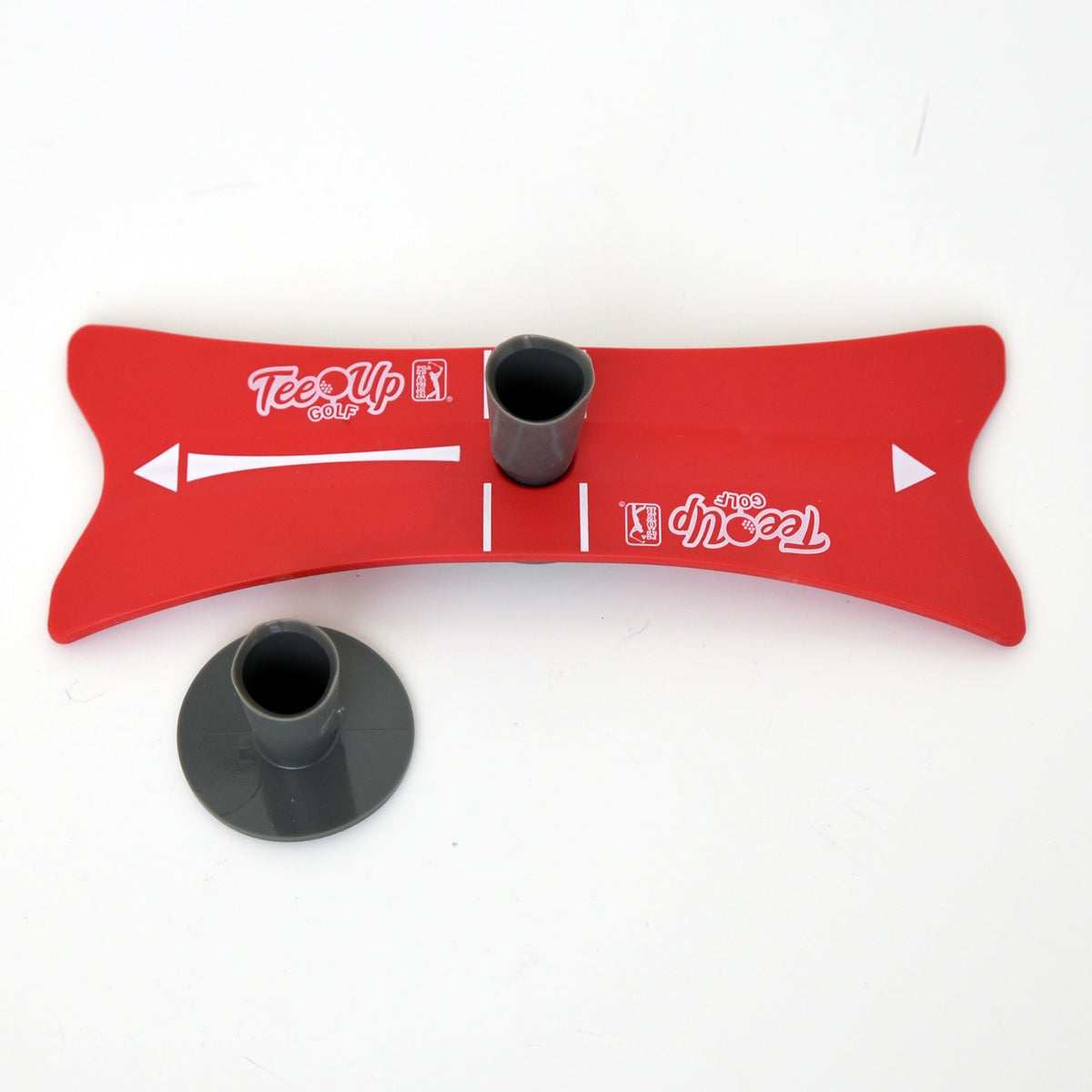 Golfgen™ PGA Tour Tee-Up Power 10" x 5" Launch Pad Golf Tee with Black Rubber Tees