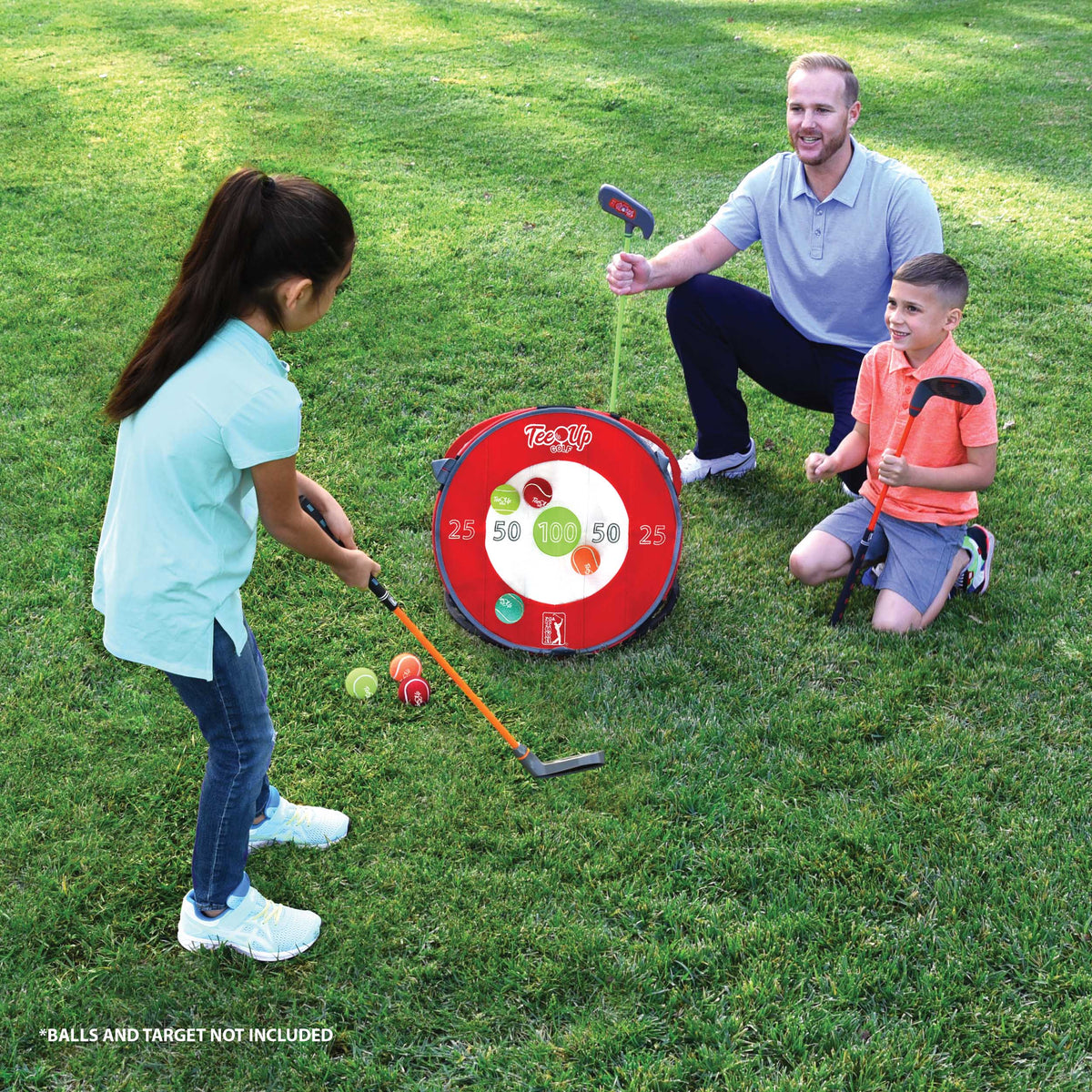 Golfgen™ PGA TOUR TEE UP Orange Practice Putter; Ages 6-11; Up to 4'7"