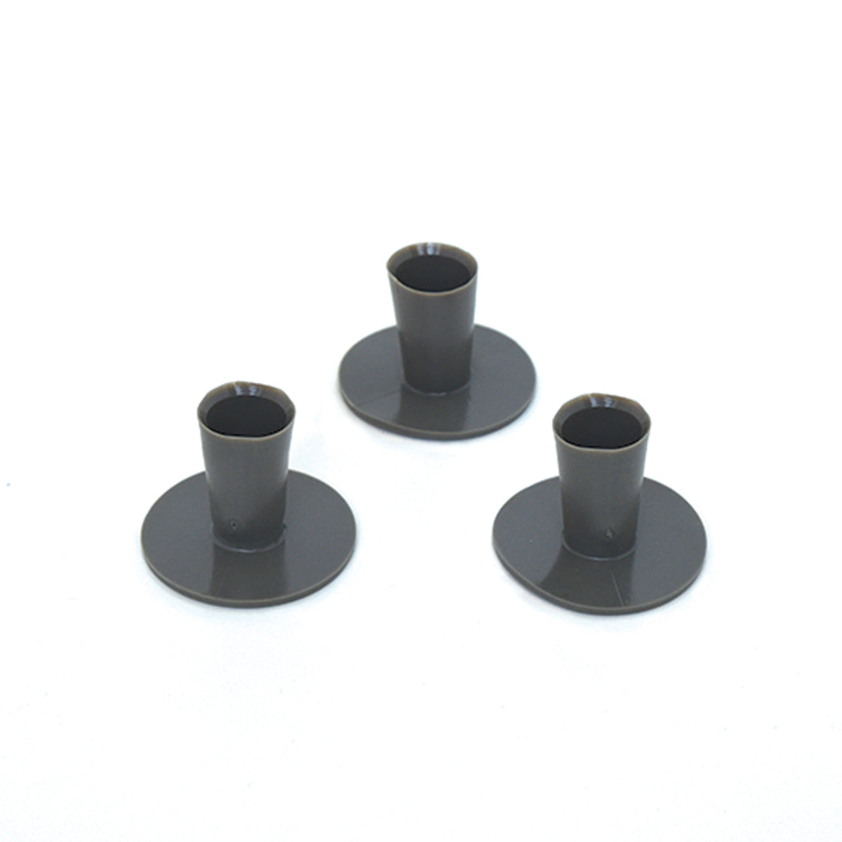 Golfgen™ PGA Tour Tee-Up Rubber Tees, 3pack, Black, 1.5" Height, 2" Diameter