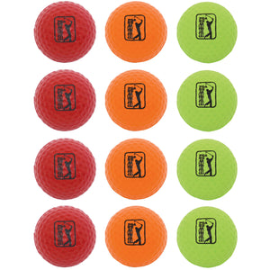 Golfgen™ PGA TOUR Color 12 Piece Foam Practice Golf Ball Set