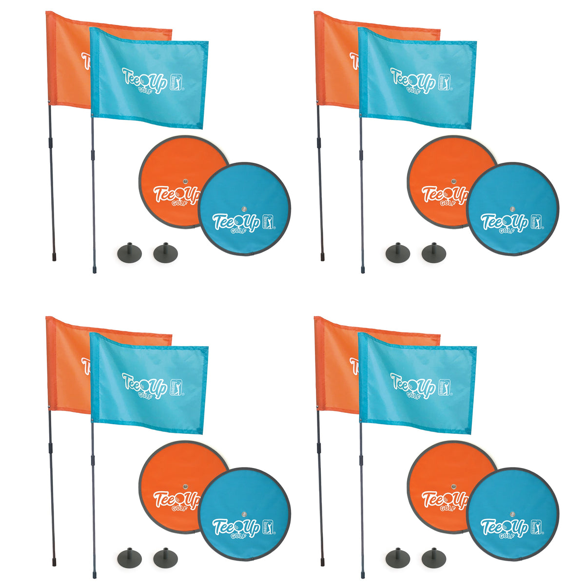 PGA TOUR Tee Up 4 Pack 12" Targets & Flags