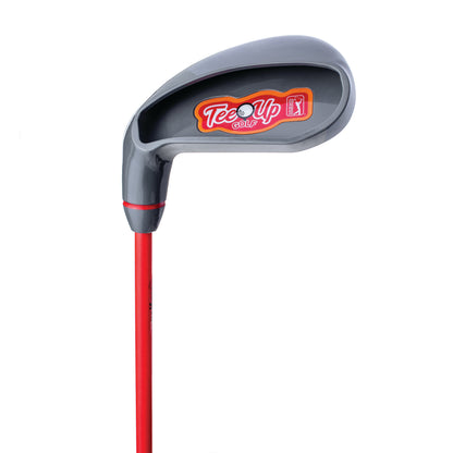PGA TOUR® Left Hand 3 Piece Red Iron Set by Golfgen® For Players up to 3'9"