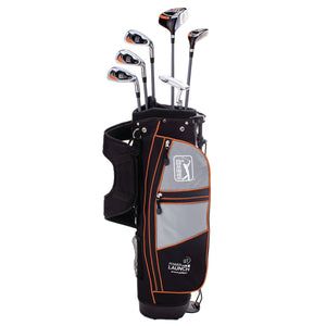 PGA Tour G1 Series Kids Golf Club Set With 6 Clubs, Stand Golf Bag & 10 Total Pieces | Golf Clubs and Sets for Heights 5'2" - 5'7" | Complete Golf Club Sets | Young Men & Women Golf Clubs Ages 12-17