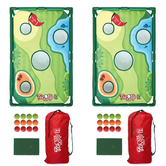 PGA TOUR 2 Board Kornhole Game; All ages